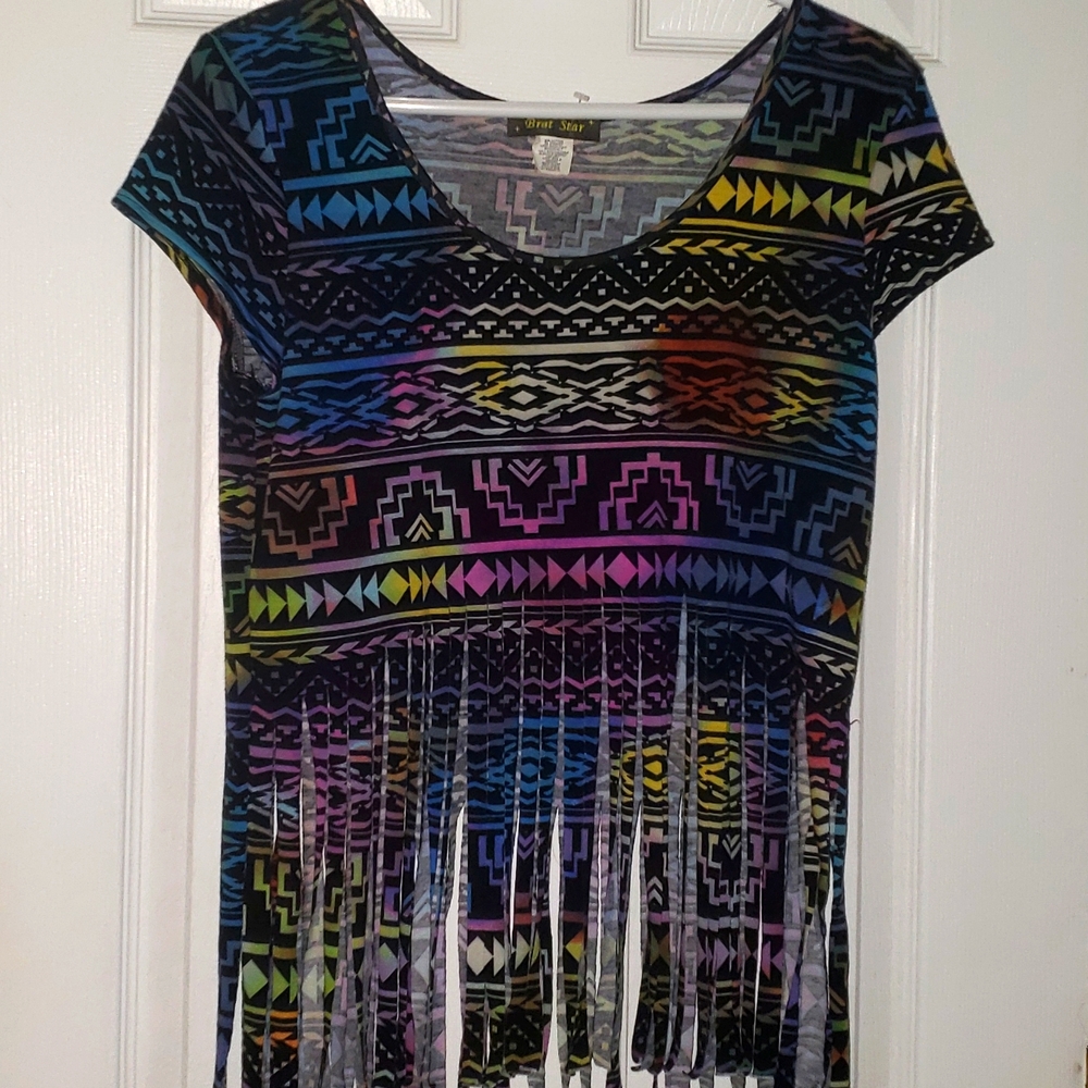 Fringe crop top